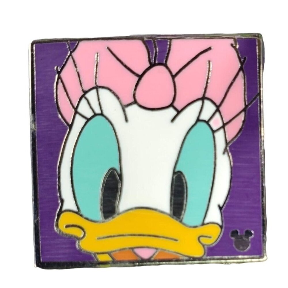 Disney Daisy Duck Trading Pin Hidden Mickey Bow Lapel Pin Brooch Badge Jewelry